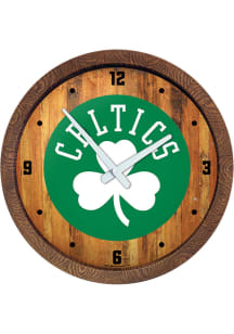 Boston Celtics Faux Barrel Top Wall Clock