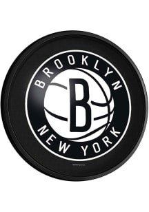 The Fan-Brand Brooklyn Nets Round Slimline Lighted Sign