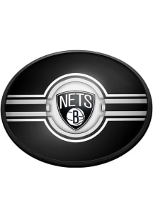 The Fan-Brand Brooklyn Nets Oval Slimline Lighted Sign