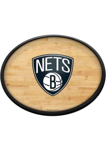 The Fan-Brand Brooklyn Nets Oval Slimline Lighted Sign