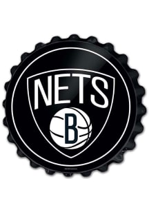 The Fan-Brand Brooklyn Nets Bottle Cap Sign