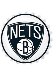 The Fan-Brand Brooklyn Nets Bottle Cap Lighted Sign