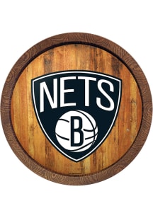 The Fan-Brand Brooklyn Nets Faux Barrel Top Sign