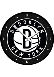 Brooklyn Nets Modern Disc Wall Clock