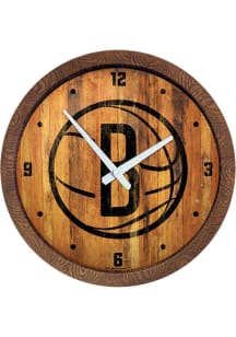 Brooklyn Nets Faux Barrel Top Wall Clock