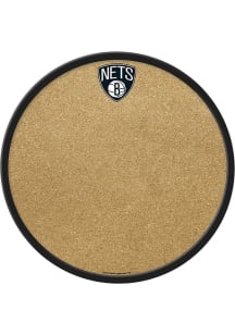 The Fan-Brand Brooklyn Nets Modern Disc Corkboard Sign
