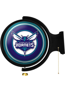 The Fan-Brand Charlotte Hornets Round Rotating Lighted Sign