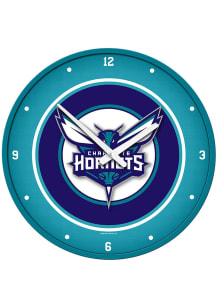 Charlotte Hornets Modern Disc Wall Clock