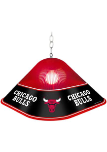 Chicago Bulls Square Acrylic Gloss Black Billiard Lamp