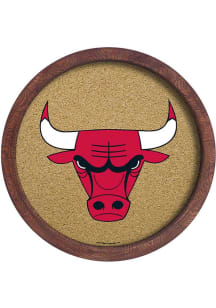 The Fan-Brand Chicago Bulls Barrel Framed Cork Board Sign