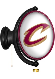 The Fan-Brand Cleveland Cavaliers Original Oval Rotating Lighted Sign