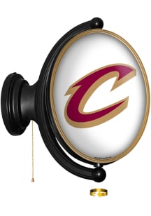 The Fan-Brand Cleveland Cavaliers Original Oval Rotating Lighted Sign