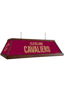 Cleveland Cavaliers Premium Wood Frame Red Billiard Lamp