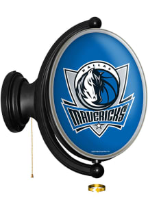 The Fan-Brand Dallas Mavericks Original Oval Rotating Lighted Sign