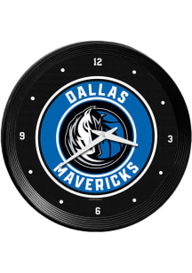 Dallas Mavericks Ribbed Frame Wall Clock