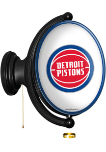 The Fan-Brand Detroit Pistons Original Oval Rotating Lighted Sign