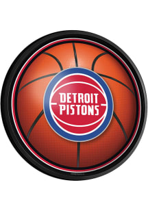 The Fan-Brand Detroit Pistons Round Slimline Lighted Sign