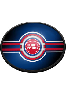 The Fan-Brand Detroit Pistons Oval Slimline Lighted Sign
