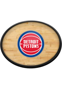 The Fan-Brand Detroit Pistons Oval Slimline Lighted Sign