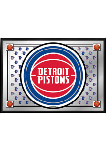 The Fan-Brand Detroit Pistons Framed Mirror Wall Sign