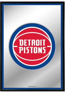 The Fan-Brand Detroit Pistons Vertical Framed Mirror Wall Sign