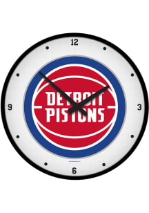 Detroit Pistons Modern Disc Wall Clock