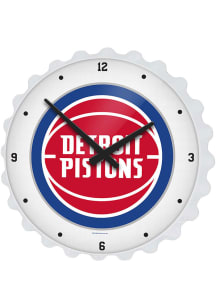 Detroit Pistons Bottle Cap Wall Clock
