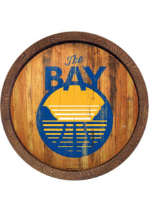 The Fan-Brand Golden State Warriors Faux Barrel Top Sign