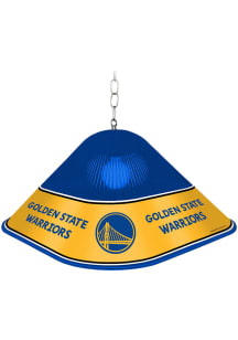 Golden State Warriors Square Acrylic Gloss Blue Billiard Lamp