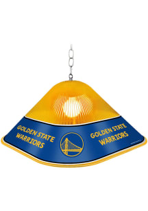 Golden State Warriors Square Acrylic Gloss Gold Billiard Lamp