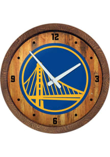 Golden State Warriors Faux Barrel Top Wall Clock