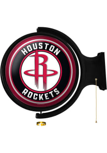 The Fan-Brand Houston Rockets Round Rotating Lighted Sign
