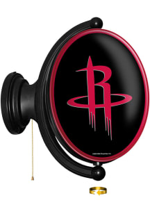 The Fan-Brand Houston Rockets Original Oval Rotating Lighted Sign