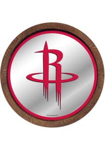 The Fan-Brand Houston Rockets Mirrored Faux Barrel Top Sign