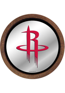 The Fan-Brand Houston Rockets Mirrored Faux Barrel Top Sign