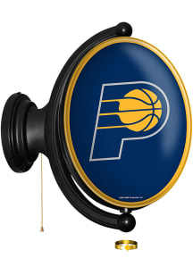 The Fan-Brand Indiana Pacers Original Oval Rotating Lighted Sign