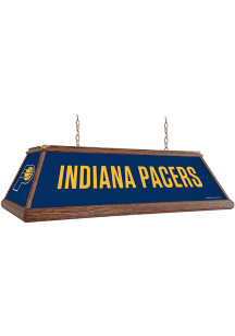 Indiana Pacers Premium Wood Frame Navy Blue Billiard Lamp
