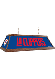 Los Angeles Clippers Premium Wood Frame Red Billiard Lamp