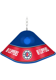 Los Angeles Clippers Square Acrylic Gloss Blue Billiard Lamp