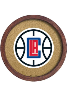 The Fan-Brand Los Angeles Clippers Barrel Framed Cork Board Sign