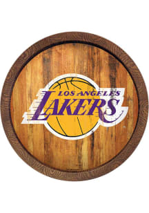 The Fan-Brand Los Angeles Lakers Faux Barrel Top Sign