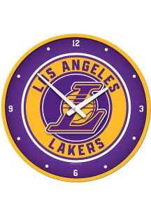 Los Angeles Lakers Modern Disc Wall Clock
