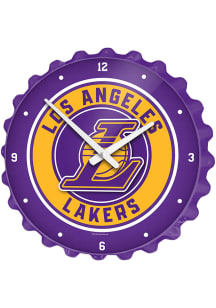 Los Angeles Lakers Bottle Cap Wall Clock