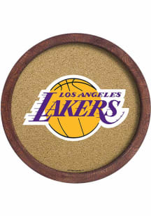 The Fan-Brand Los Angeles Lakers Barrel Framed Cork Board Sign