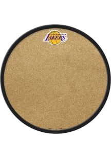 The Fan-Brand Los Angeles Lakers Modern Disc Corkboard Sign