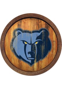 The Fan-Brand Memphis Grizzlies Faux Barrel Top Sign
