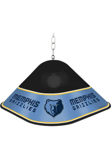 Memphis Grizzlies Square Acrylic Gloss Blue Billiard Lamp