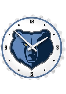 Memphis Grizzlies Lighted Bottle Cap Wall Clock
