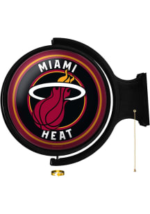 The Fan-Brand Miami Heat Round Rotating Lighted Sign