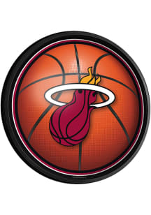 The Fan-Brand Miami Heat Round Slimline Lighted Sign